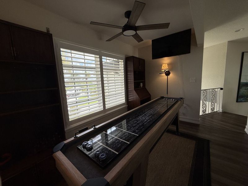 Loft with Shuffleboard Table