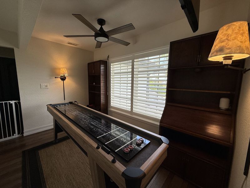 Loft with Shuffleboard Table