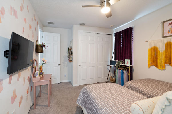 Two Twins Bedroom 7 Upstairs 43" Roku TV