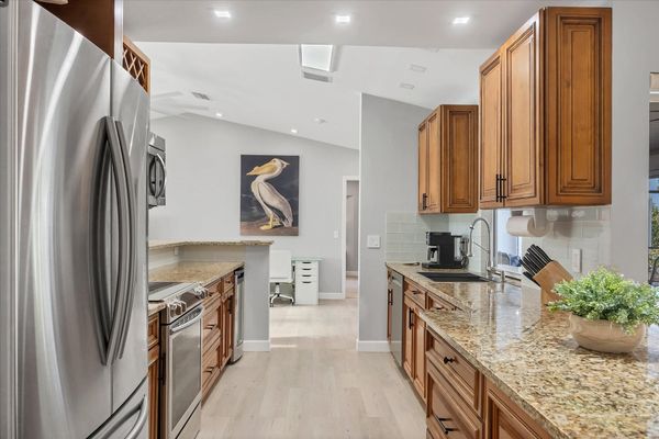 Fully-Equipped kitchen with plenty of counter-top space and new stainless-steel appliances