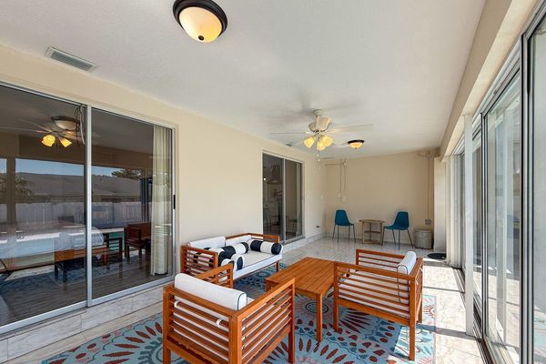Indoor/Outdoor patio from Primary Bedroom
