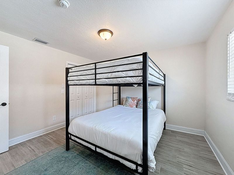 Bedroom 2 with Queen Bunk Beds
