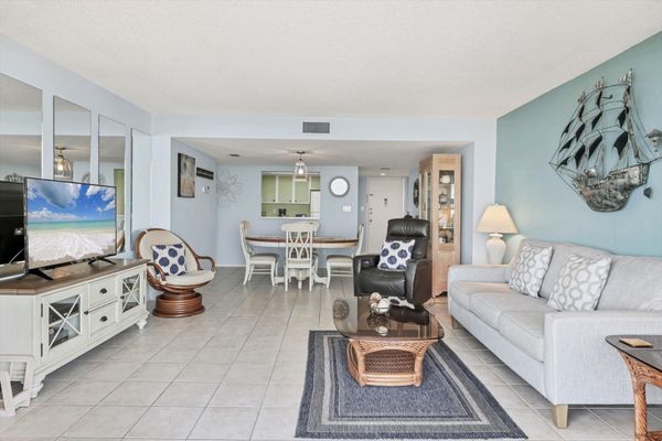 Bright, open living space.