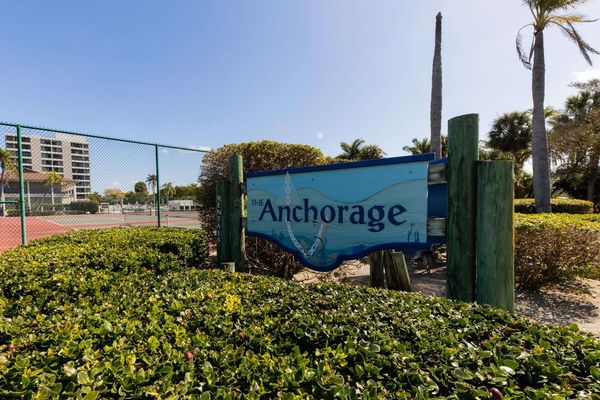Front Entrance at The Anchorage on Siesta Key