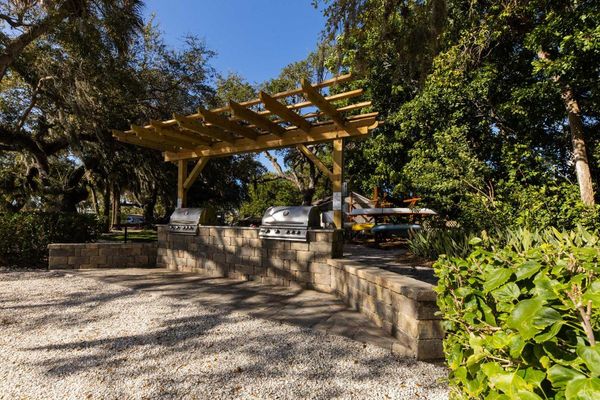 BBQ Area at The Anchorage on Siesta Key