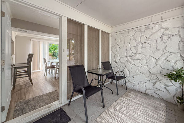 Front Patio & Entrance