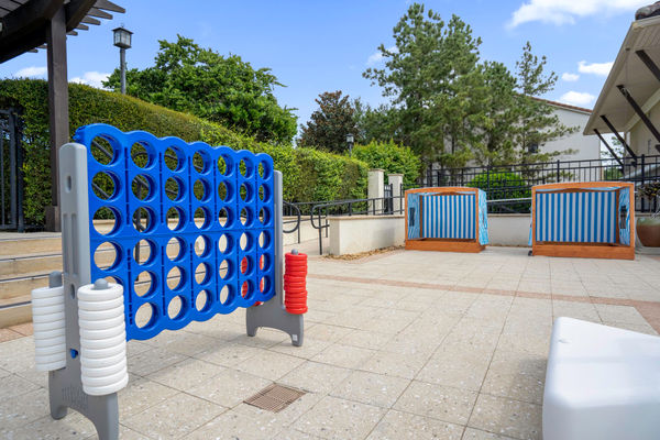 Patio/4 In a Row Game/ Sand Boxes