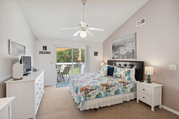 Master King Bedroom 1 Balcony off bedroom