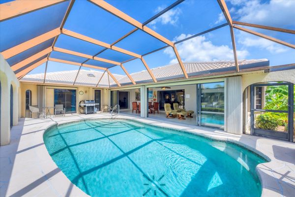 Private Screened in Pool with BBQ Grill
