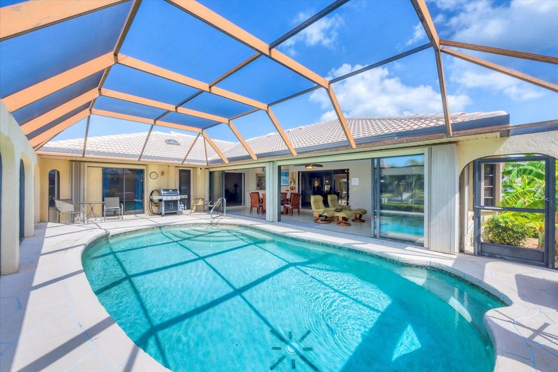 Private Screened in Pool with BBQ Grill