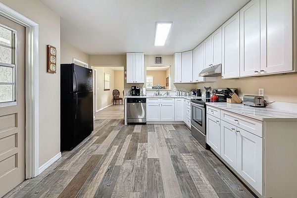 Kitchen open with lots of room