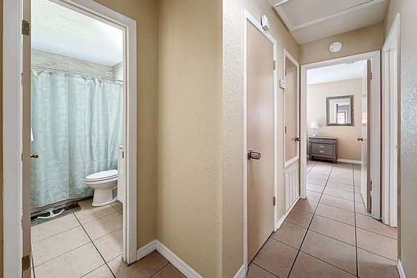 Hallway and Guest Bathroom