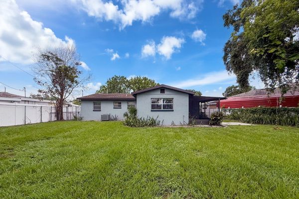 Exterior backyard and back of house