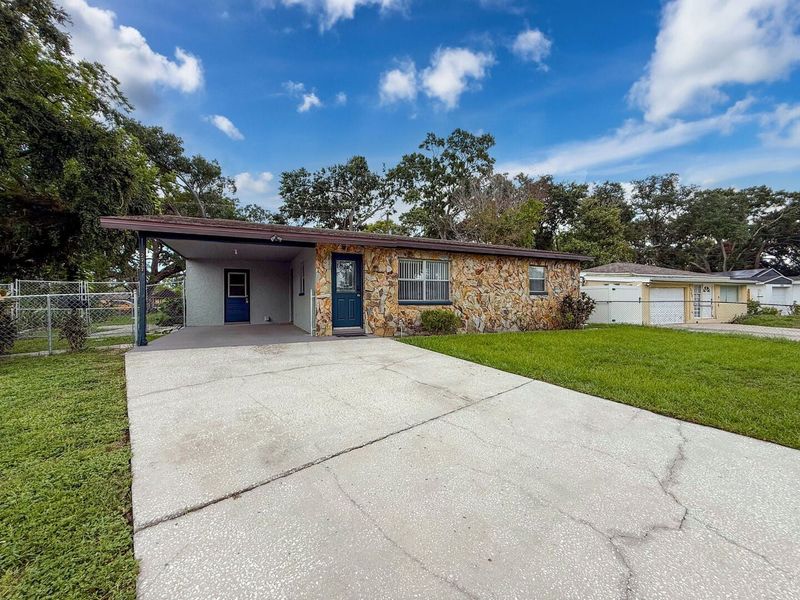 Exterior driveway