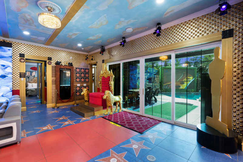 Living Room leading to the Oasis Patio