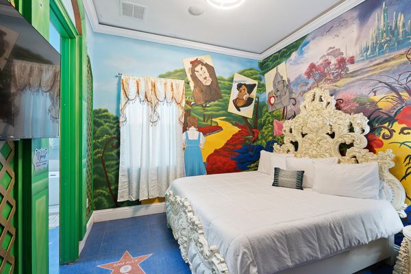 Wizard of OZ King Suite Bedroom 2 Downstairs 43" Roku TV