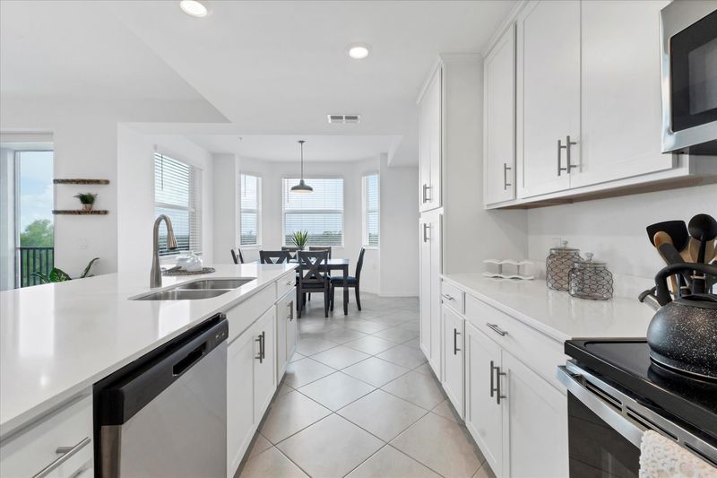Bright, open living space