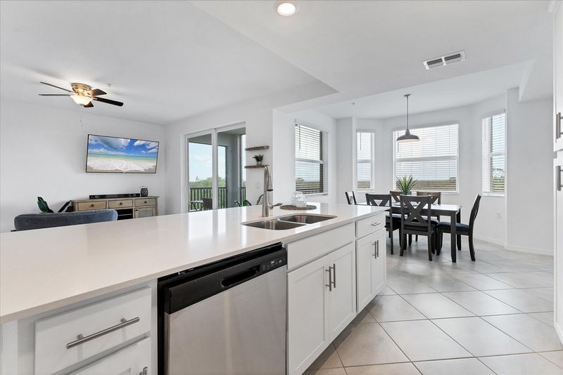 Bright, open living space