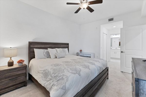 Bedroom 1 with king bed, ensuite, and 42-inch Smart TV