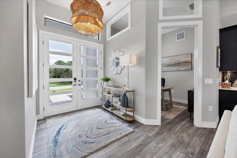 Welcoming foyer