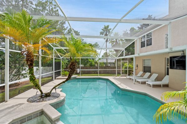 Pool / Lounging / 65" Roku TV