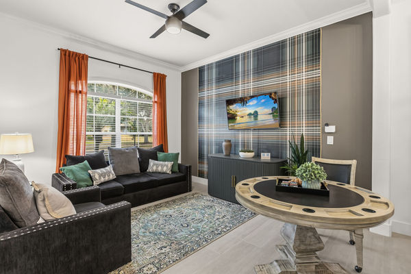 Step into your cozy oasis after a game of golf