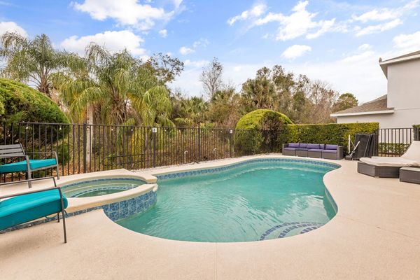 Enjoy a refreshing swim in the Florida sun or relax on one of the poolside sun loungers.