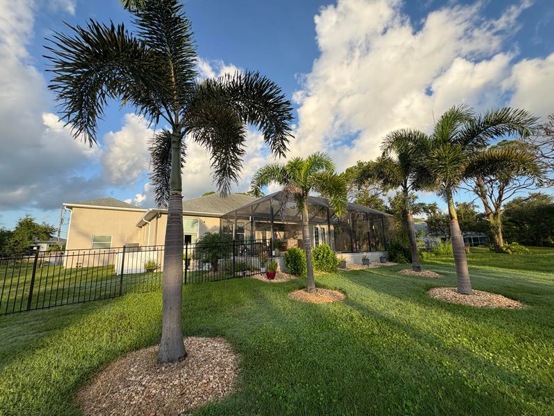 Beautifully landscaped double lot