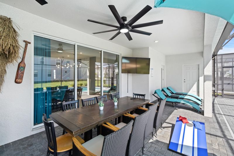 Patio Dining / Lounging 65" Smart TV