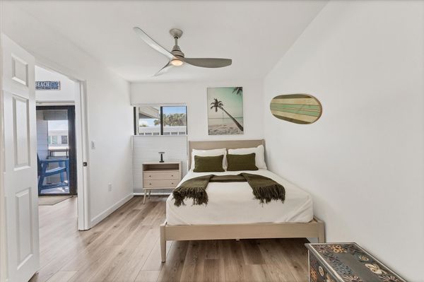 Queen bedroom with attached bathroom