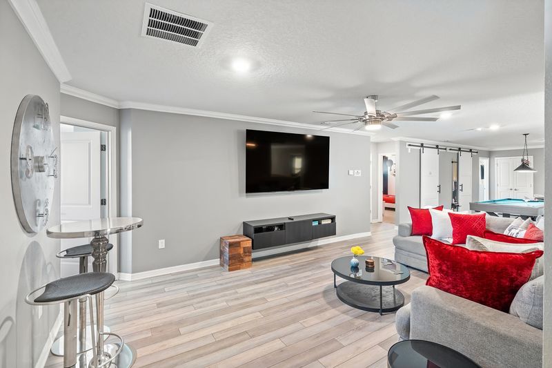 Loft / Game Room 85" Roku TV