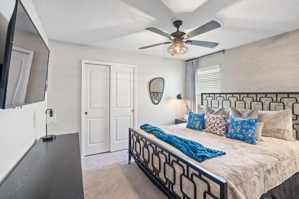 King Bedroom 9 Upstairs 50" Roku TV