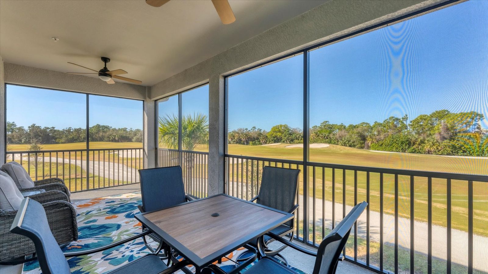 Balcony over-looking nature preserve