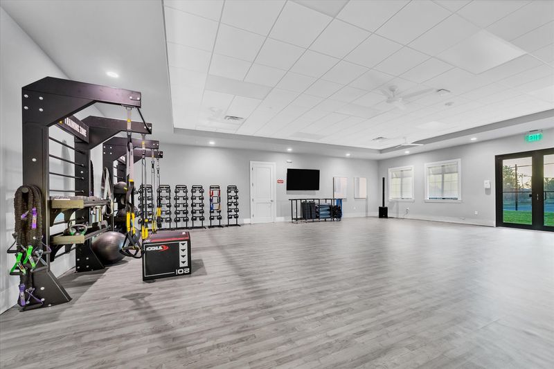 Fitness Room in clubhouse