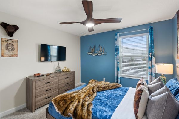 Queen Bedroom 5 Upstairs 43" Smart TV