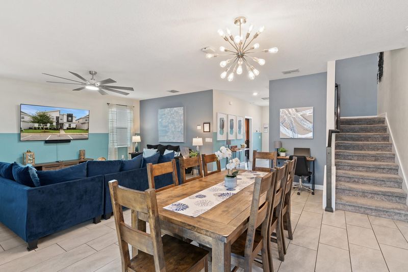 Dining Room overlooking Living Room