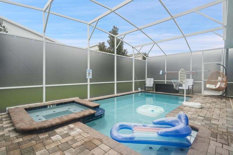 West Facing Pool/Spa Lounging