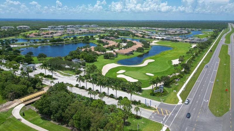 Aerial view of Heritage Landing resort
