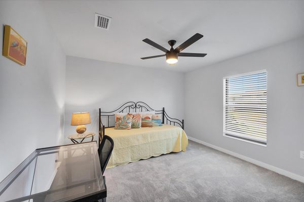 Guest bedroom 3 with double daybed, and desk & chair