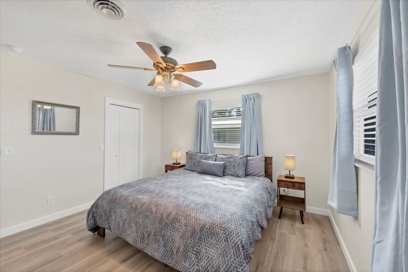 Guest bedroom with king bed