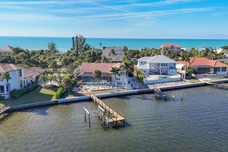 Stunning 5/4 waterfront home with private pool and beach access on Manasota Key island in Englewood, FL