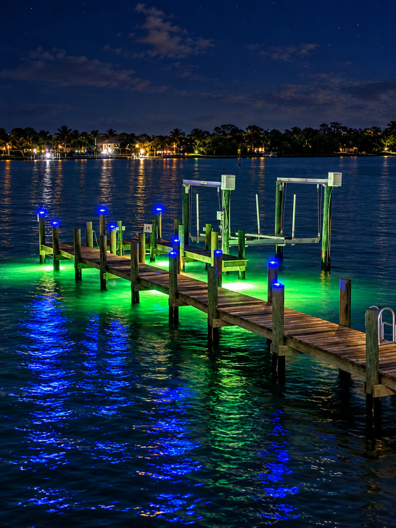 Large boat dock with power and fish lights (Boat lift is not for guest use.)