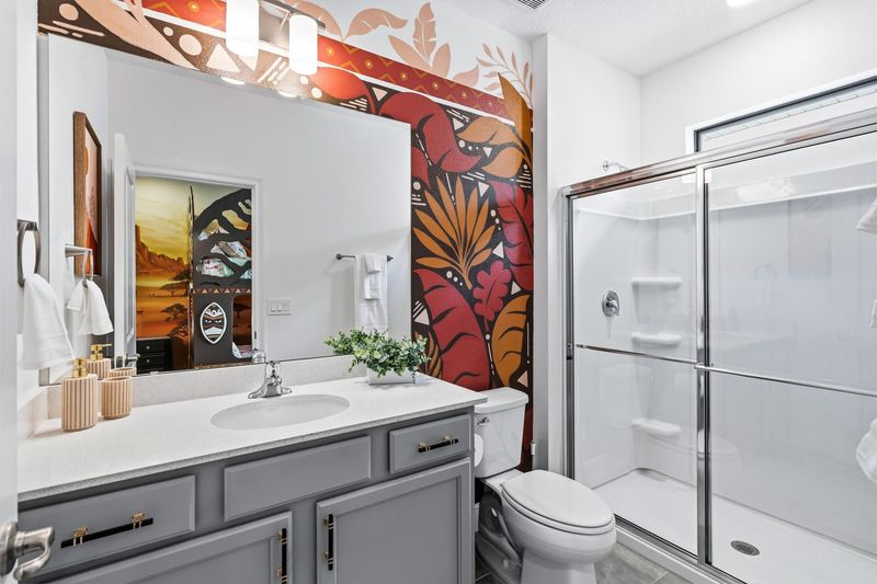 Double/Double Bunk Suite Bathroom 4 Upstairs Shower
Lion King Theme