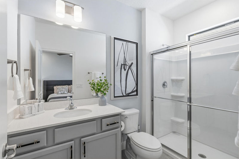 Queen Suite Bathroom 7 Upstairs Shower