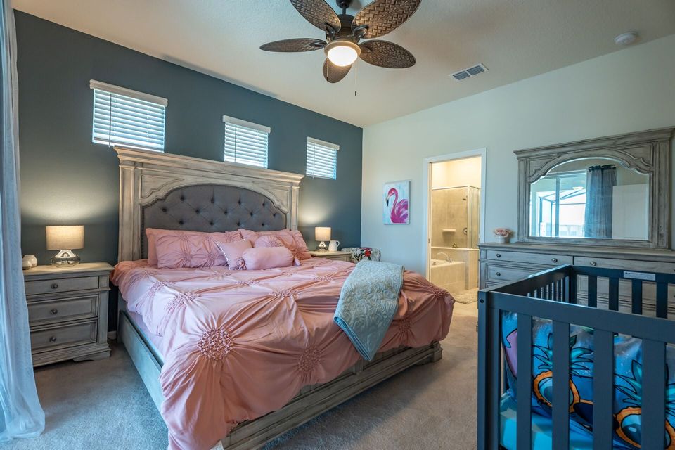 Master King Bedroom 1 Downstairs, Attached Bathroom
65" Smart TV
