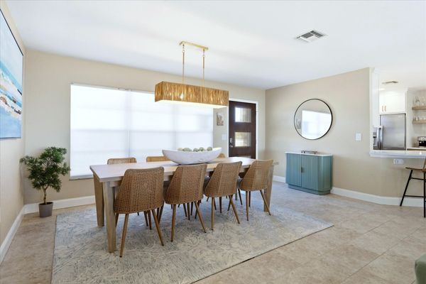 Dining area. Dining table seats 10