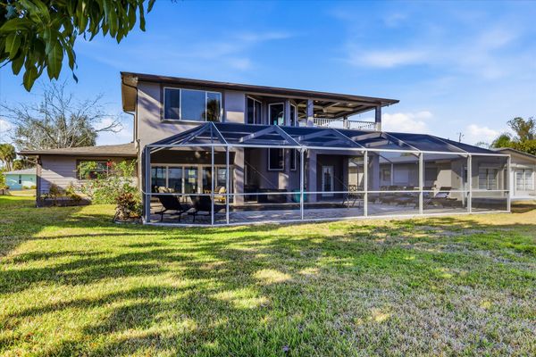 Large backyard leading to Peace River