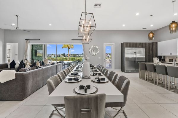 Host dinner at the formal dining table