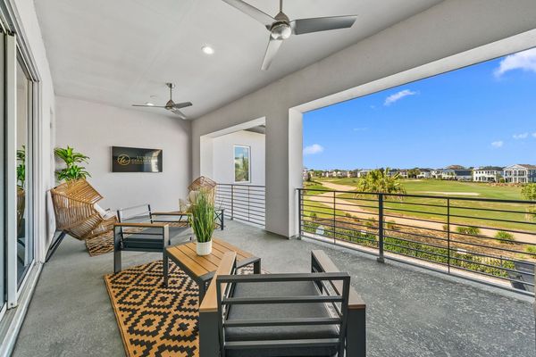 Enjoy beautiful views off the second floor balcony