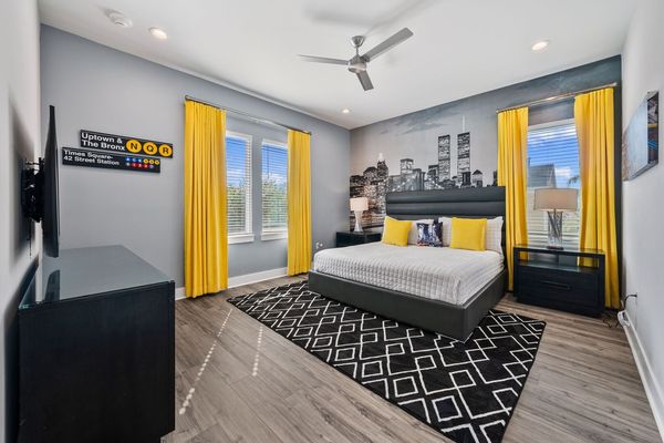 Experience the hustle and bustle of NYC from home in this suite